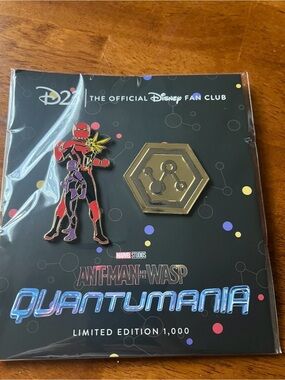 D23 Disney Marvel ANT-MAN And The WASP Quantumania Pin Set Limited Edition-1000